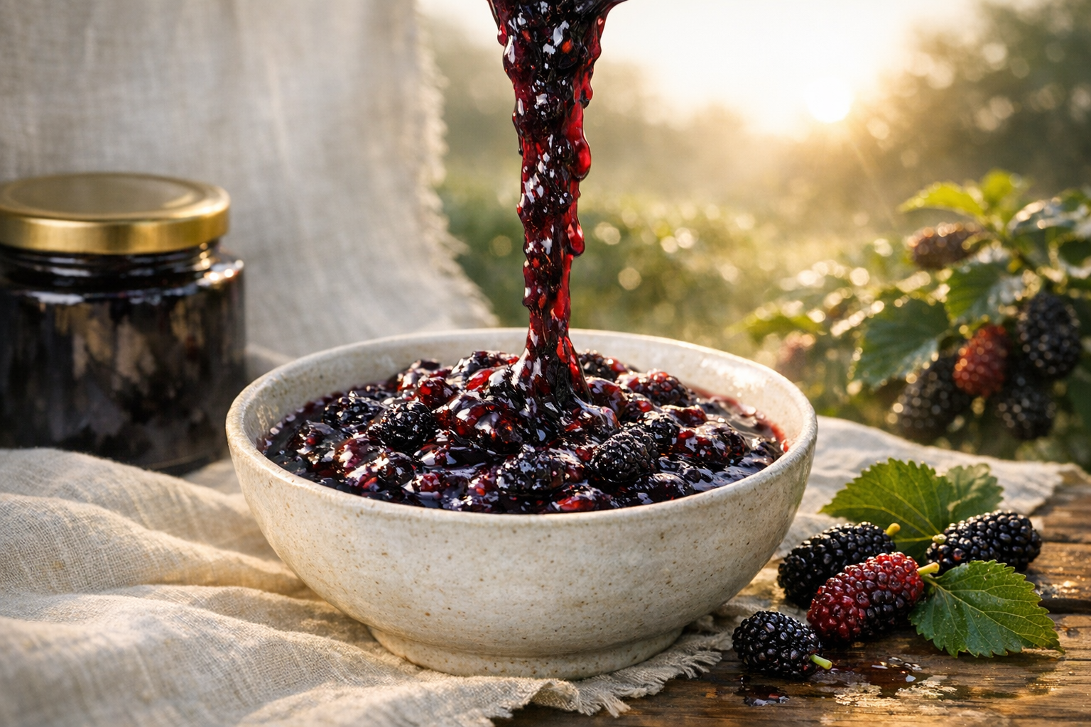 花青果桑椹果粒原汁